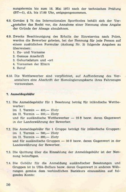 Rajd Dolnośląski - 1973r