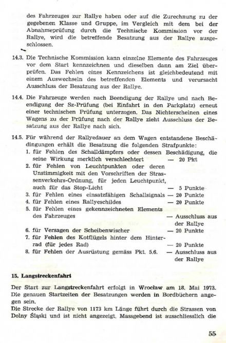 Rajd Dolnośląski - 1973r