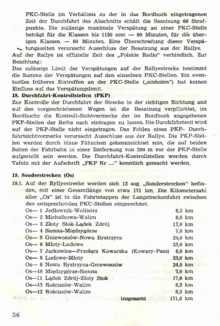 Rajd Dolnośląski - 1973r