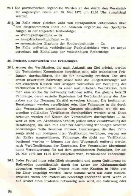 Rajd Dolnośląski - 1973r