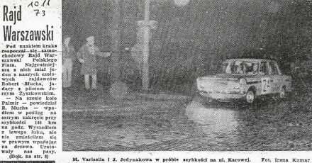 Rajd Warszawski 1973r