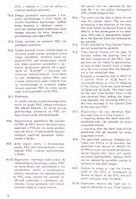Rajd Warszawski - 1973r