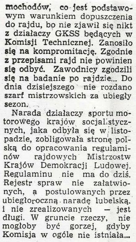 Rajdowe Mistrzostwa Polski 1973r.