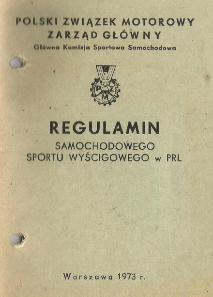 Wyścigowe Mistrzostwa Polski 1973r.