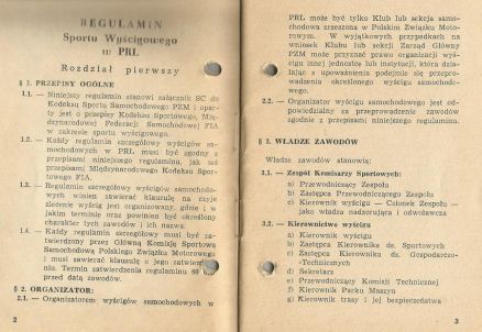 Wyścigowe Mistrzostwa Polski 1973r
