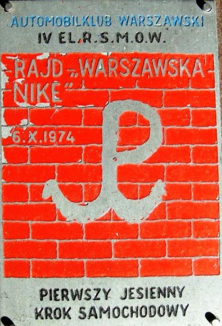 Rajd Warszawska Nike 1974r