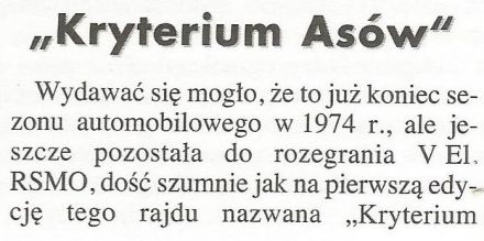1 Kryterium Asów 1974r