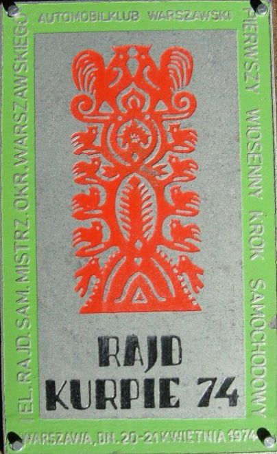 Rajd Kurpie 1974r