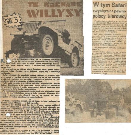 Rajd Polskie Safari 1974r