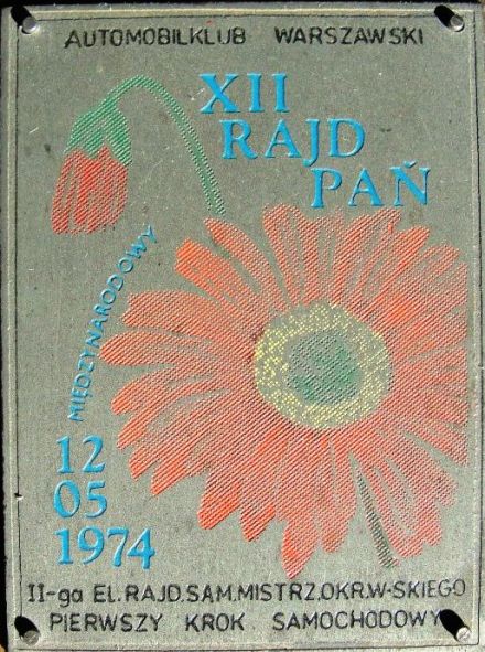 Rajd Pań 1974r