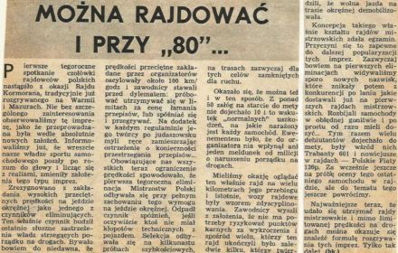 Rajd Kormoran 1974r