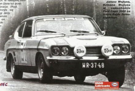 Janusz Wojtyna i Romana Wojtyna – Ford Capri 3000 GXL.