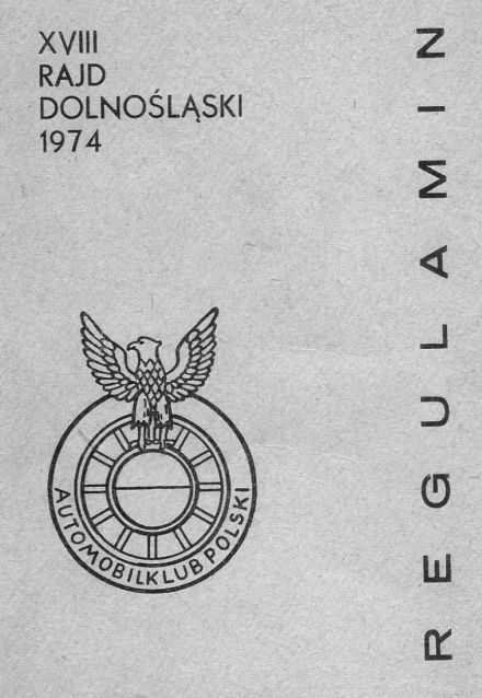 18 Rajd Dolnoślaski - 1974r