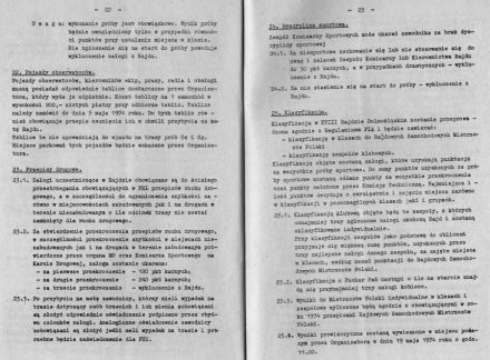 18 Rajd Dolnoślaski - 1974r