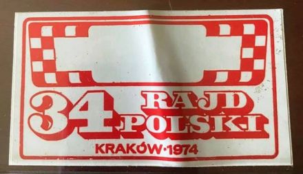 Rajd Polski - 1974r