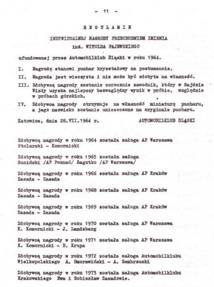Rajd Wisły - 1974r