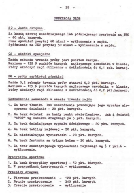 Rajd Wisły - 1974r