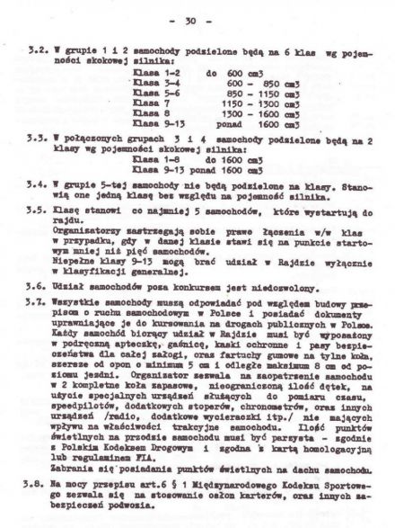 Rajd Wisły - 1974r