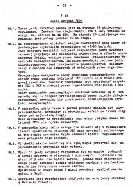Rajd Wisły - 1974r