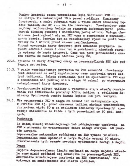 Rajd Wisły - 1974r