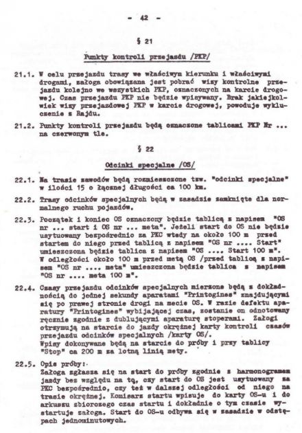 Rajd Wisły - 1974r