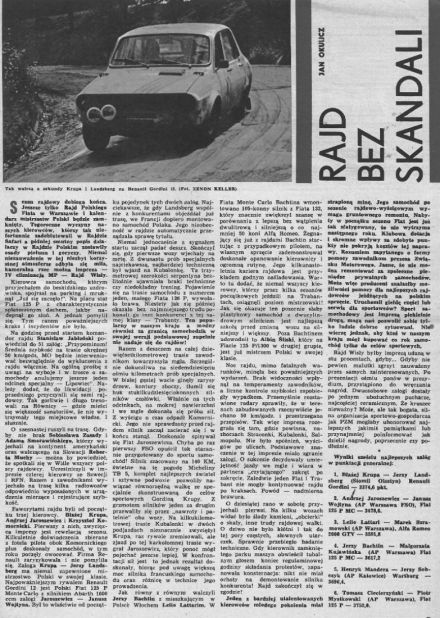 Rajd Wisły - 1974r