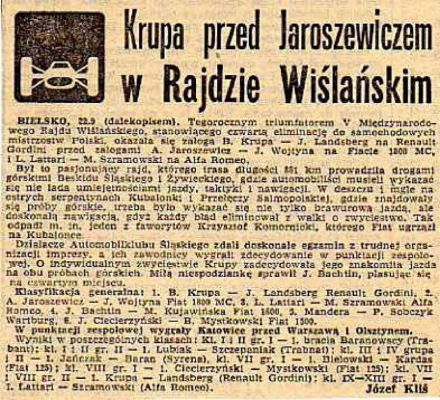 Rajd Wisły 1974r