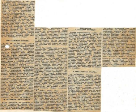 Rajd Wisły 1974r