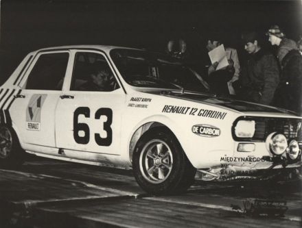 Błażej Krupa i Jerzy Landsberg – Renault 12 Gordini.