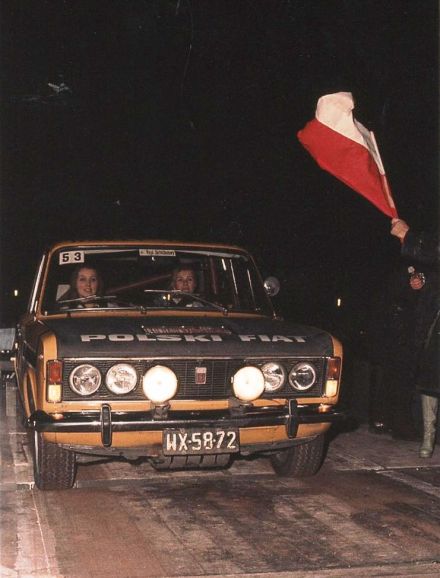 Janina Jedynak i Irena Jaroszewicz – Polski Fiat 125p/1500.