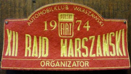 Rajd Warszawski 1974r