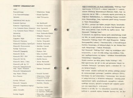 Rajd Warszawski 1974r