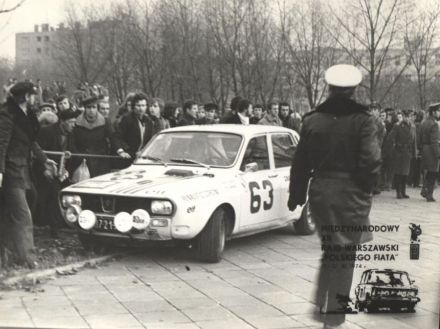 Błażej Krupa i Jerzy Landsberg – Renault 12 Gordini.
