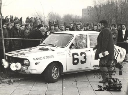 Błażej Krupa i Jerzy Landsberg – Renault 12 Gordini.