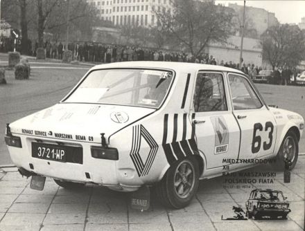 Błażej Krupa i Jerzy Landsberg – Renault 12 Gordini.