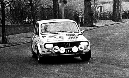 Błażej Krupa i Jerzy Landsberg – Renault 12 Gordini.