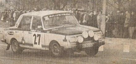 Herman Schonka i Jürgen Sparwald – Wartburg 353.