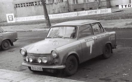 Trabant 601 załogi Andrzej Radecki i Zygmunt Domagalski.