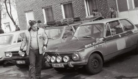 BMW 2002 Alpina zachodnioberlińskiej załogi Wolfgang Neumann i Gerhard Gottlieb.