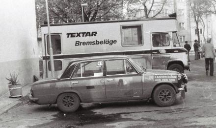 Waz Żiguli 2101 załogi NRD Gerhard Bedrich i Horst Kunstler.