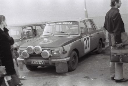 Wartburg 353 załogi NRD Herman Schonka i Jürgen Sparwald.