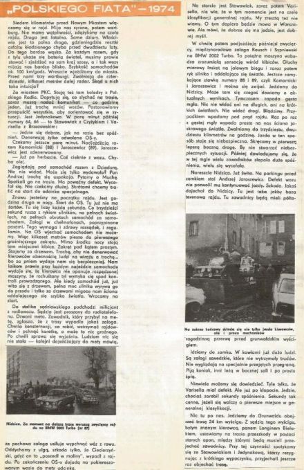 Rajd Warszawski 1974r