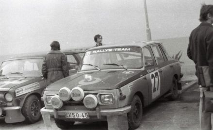 Wartburg 353 załogi NRD Herman Schonka i Jürgen Sparwald.