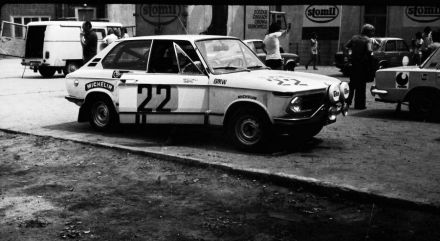 BMW 2002 Tii Touring załogi Andrzej Bielewicz i Tadeusz Hoppe.
