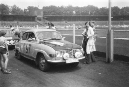 Göran Lagsäter i Lars Nortquist – Saab 96 V4.