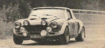 Andrzej Jaroszewicz i Ryszard Żyszkowski – Fiat Abarth 124.