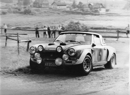 Andrzej Jaroszewicz i Ryszard Żyszkowski – Fiat Abarth 124.
