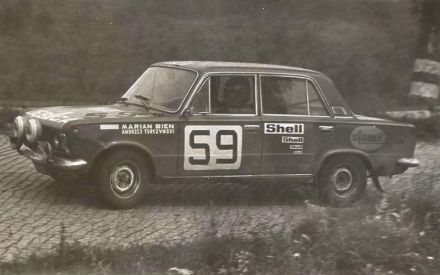 Marian Bień i Andrzej Turczyński – Polski Fiat 125p/Monte Carlo.