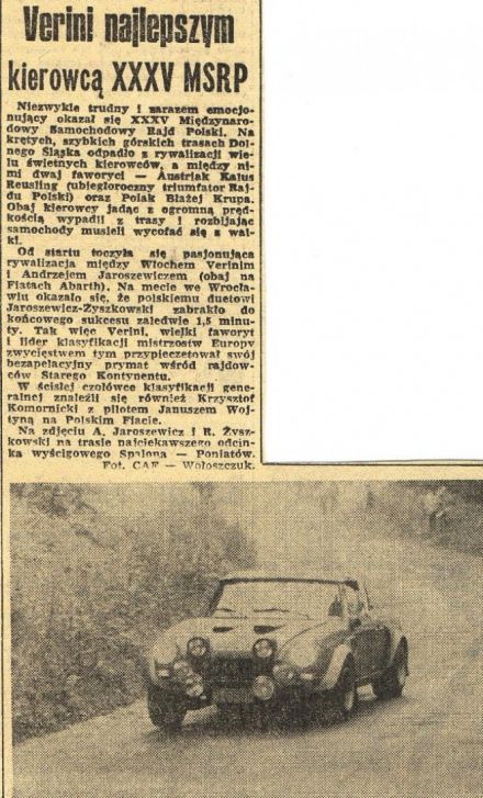35 Rajd Polski - 1975r