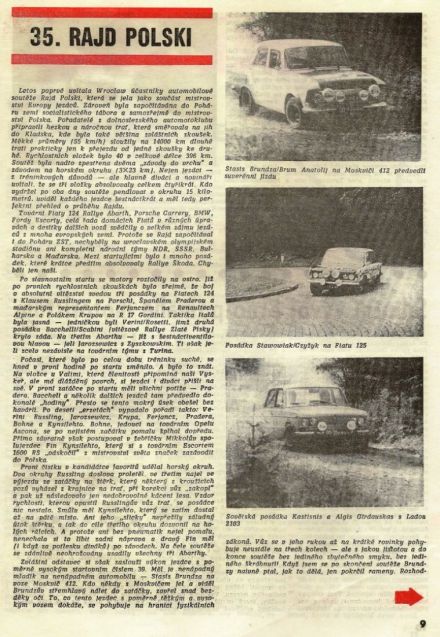 35 Rajd Polski - 1975r